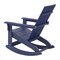 Flash Furniture Navy Modern Poly Resin Adirondack Rocking Chair JJ-C14709-NV-GG - alternate 7